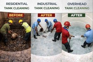 before service and after service images